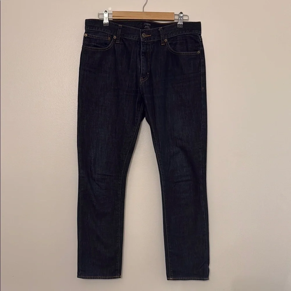 J. Crew 32x30 Driggs Blue Straight Jeans Classic Style